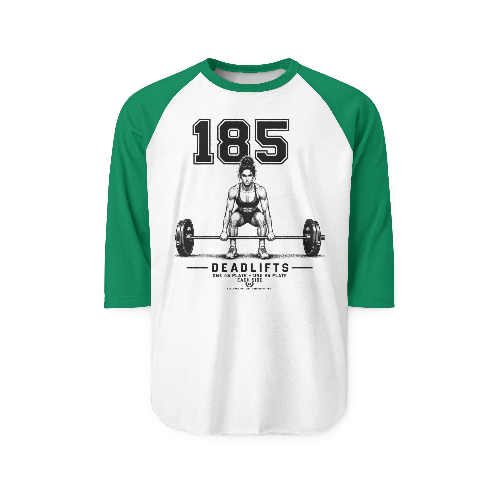 Deadlifts 185 Raglan Shirt