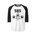Deadlift 585 Raglan Shirt — Vintage Weightlifting Tee