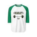 Deadlift Raglan Shirt – Vintage Barbell Fitness Tee