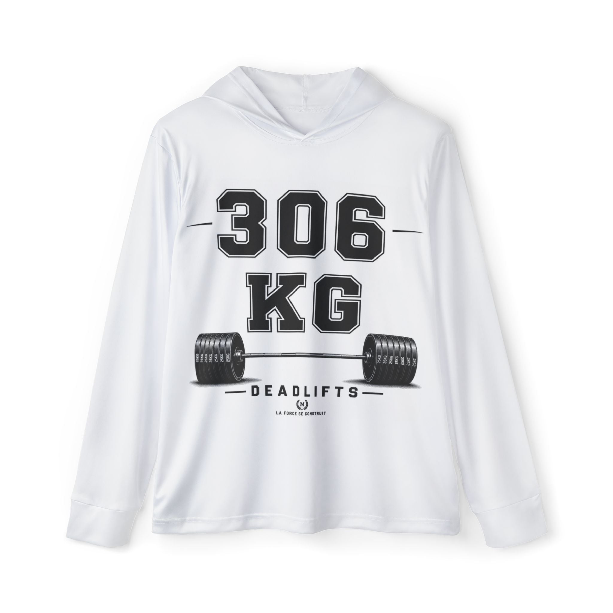306 KG Deadlifts Hoodie — Men’s Weightlifting Warmup Hoodie