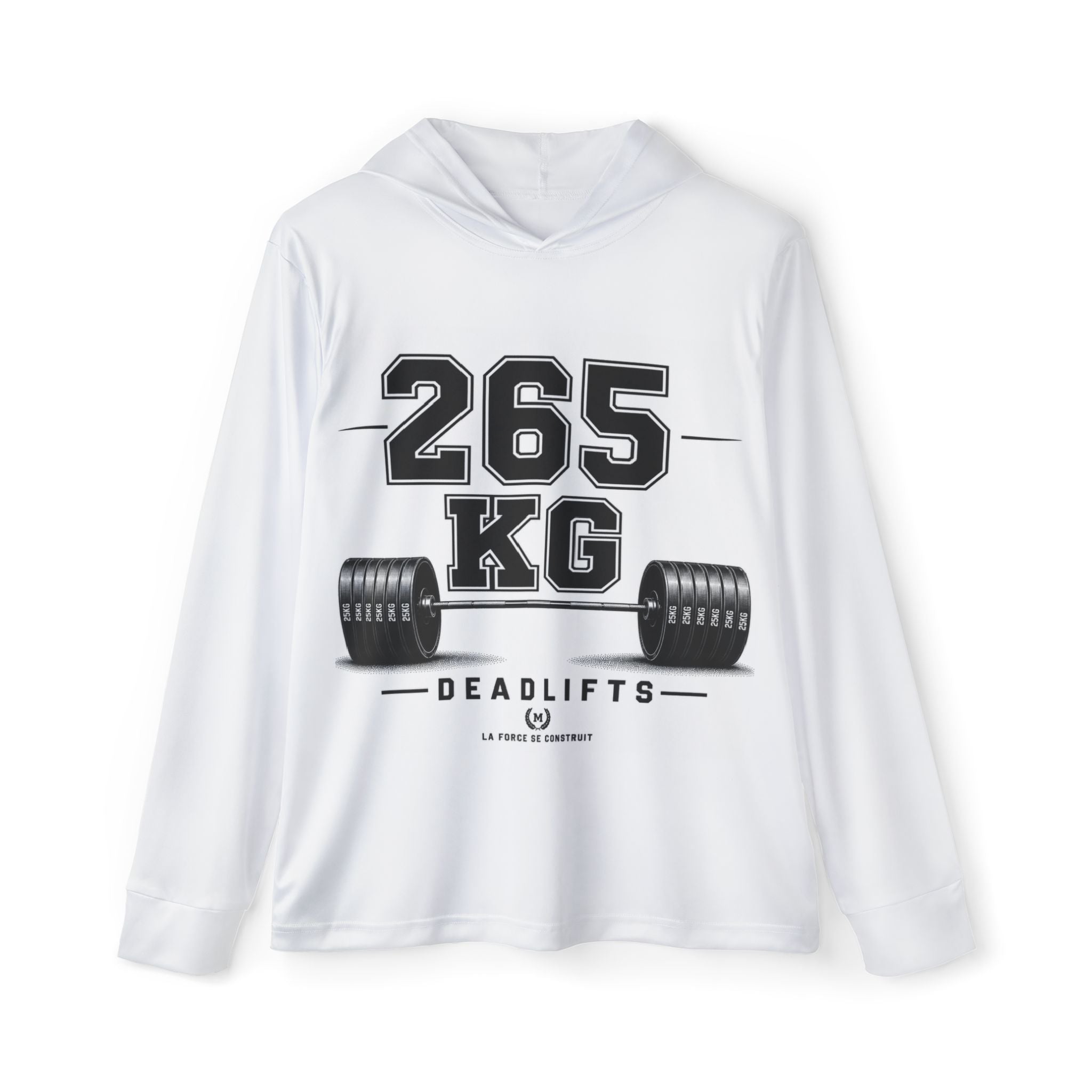 Deadlifts 265 KG Hoodie - Men's Weightlifting Warmup Top