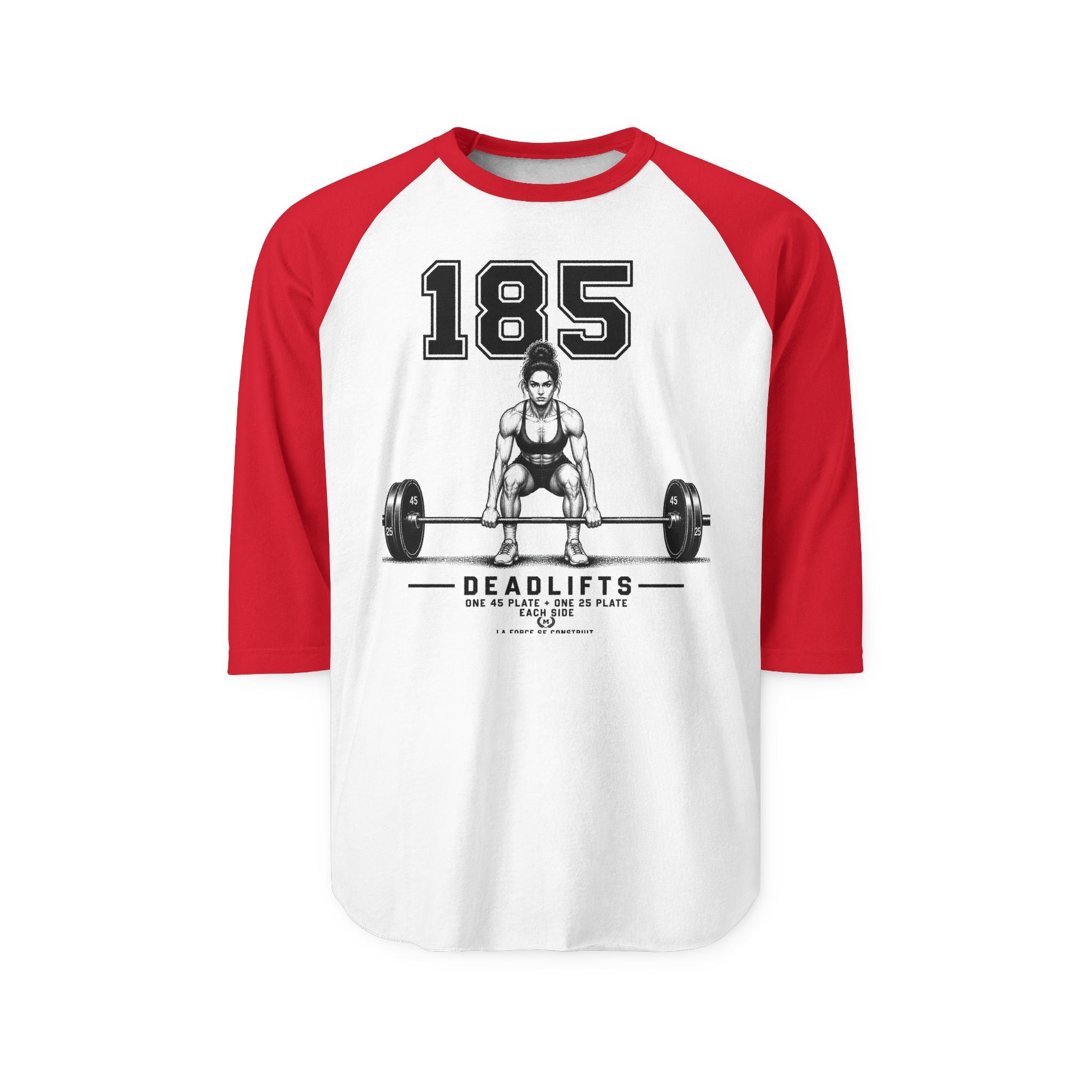 Deadlifts 185 Raglan Shirt
