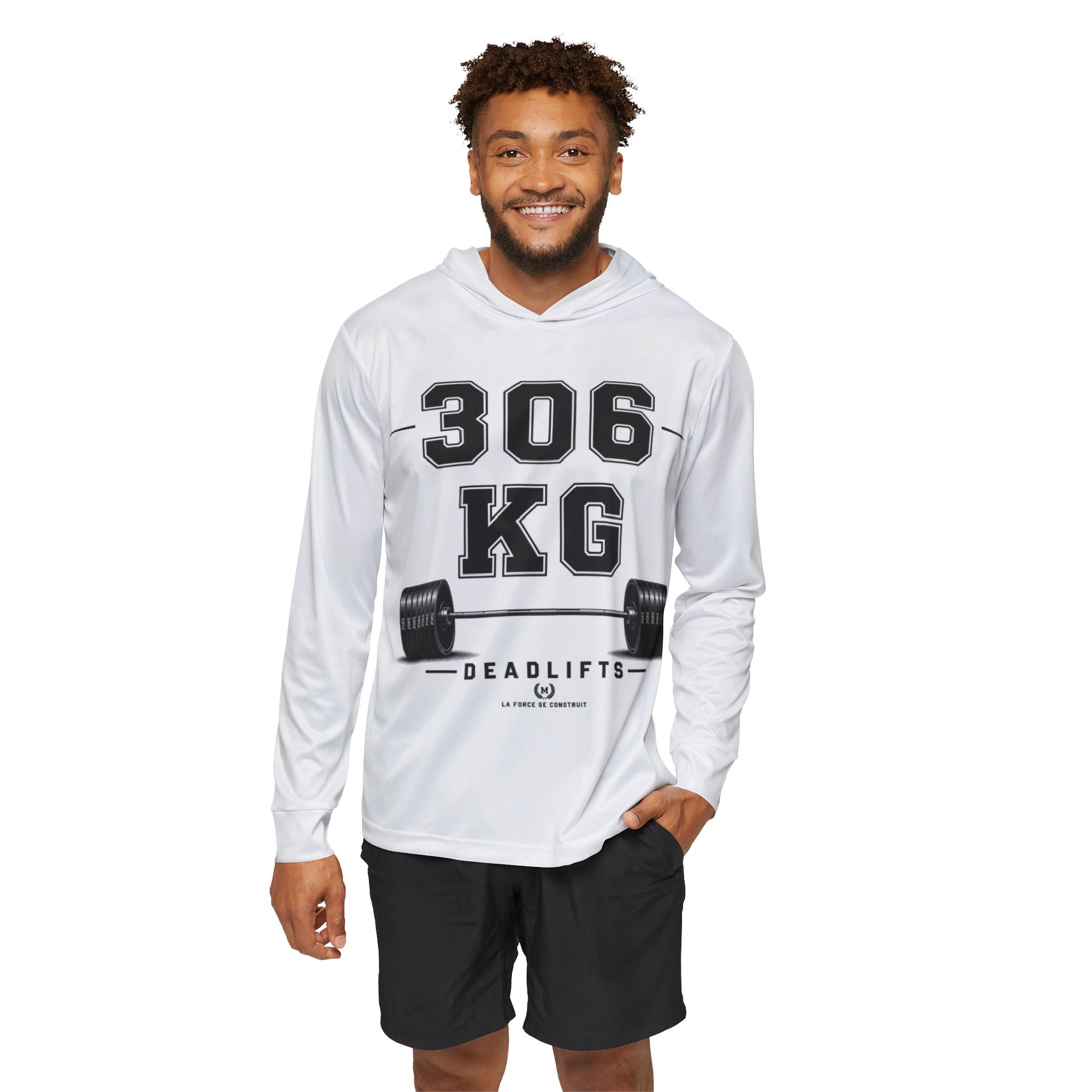 306 KG Deadlifts Hoodie — Men’s Weightlifting Warmup Hoodie